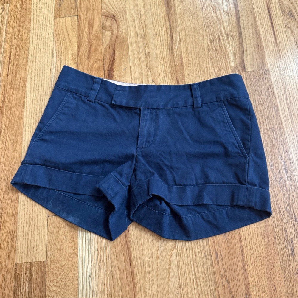 Lilly Pulitzer Size 0 Barclay Chino Shorts Navy